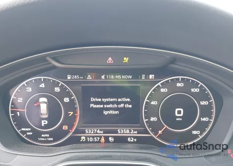 2019 Audi A4 Allroad 45 Premium из США, поврежденный, VIN WA18NAF43KA008850